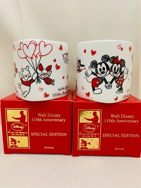新品 ディズニー ハート スペシャル ペアマグカップ アニメ コミック キャラクター 新品 中古のオークション モバオク